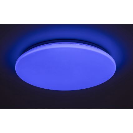 Rabalux - Himmennettävä LED-RGB-kattovalaisin LED/48W/230V Wi-Fi Tuya 3000-6500K 50 cm