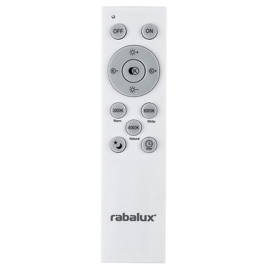 Rabalux - Himmennettävä LED-kattovalaisin LED/60W/230V 3000-6000K + kauko-ohjaus