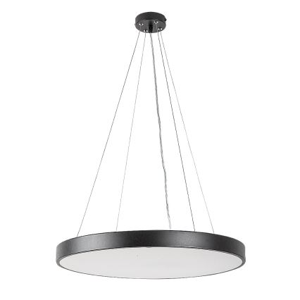 Rabalux - Himmennettävä LED-kattokruunu johdossa LED/60W/230V 3000-6000K musta + kauko-ohjaus