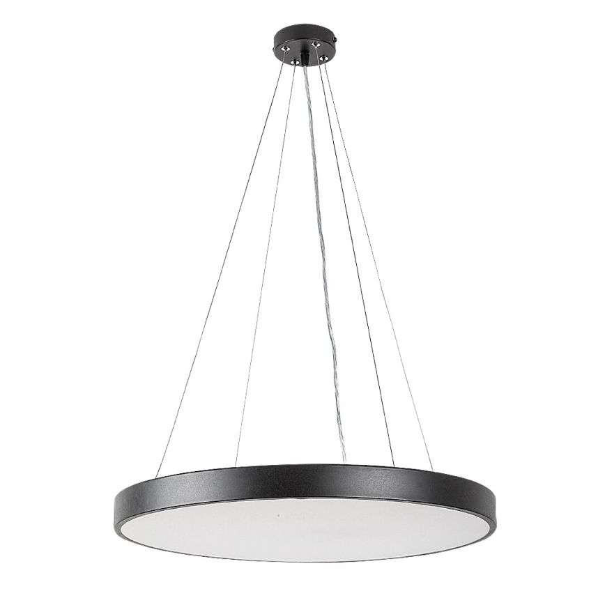 Rabalux - Himmennettävä LED-kattokruunu johdossa LED/60W/230V 3000-6000K musta + kauko-ohjaus