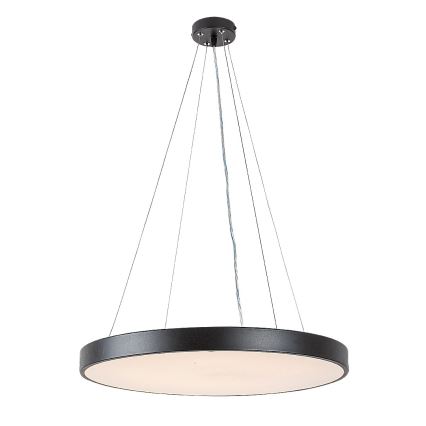 Rabalux - Himmennettävä LED-kattokruunu johdossa LED/60W/230V 3000-6000K musta + kauko-ohjaus
