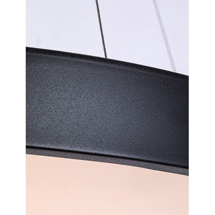 Rabalux - Himmennettävä LED-kattokruunu johdossa LED/60W/230V 3000-6000K musta + kauko-ohjaus
