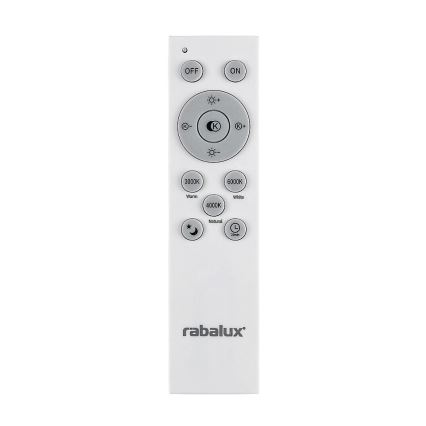 Rabalux - Himmennettävä LED-kattokruunu johdossa LED/60W/230V 3000-6000K musta + kauko-ohjaus