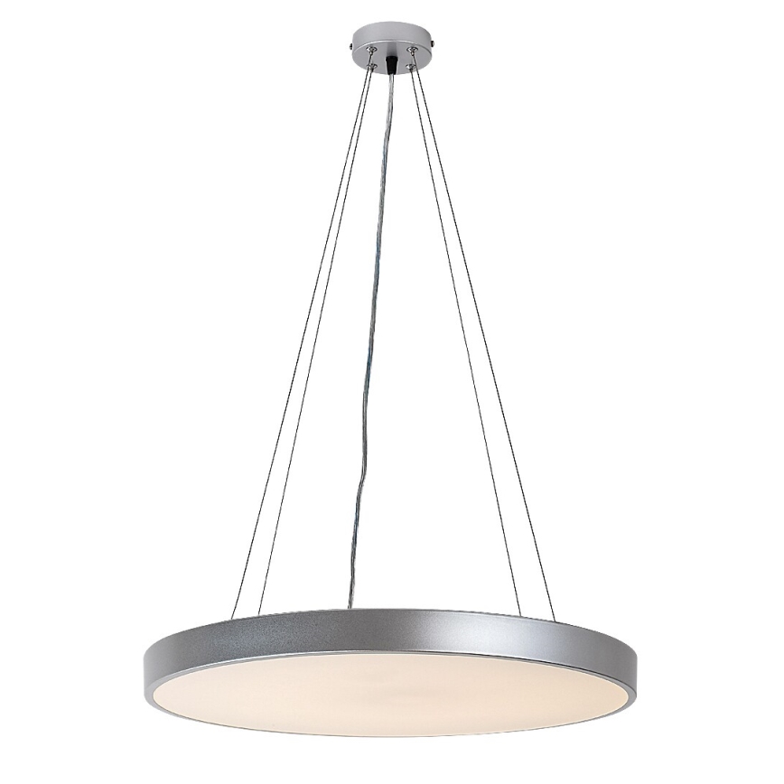 Rabalux - Himmennettävä LED-kattokruunu johdossa LED/60W/230V hopea 3000-6000K + kauko-ohjaus