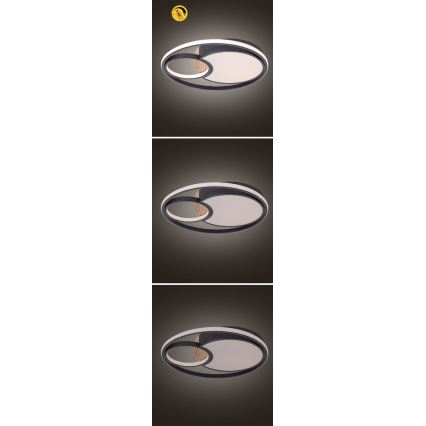 Rabalux - Himmennettävä LED-kattovalaisin LED/81W/230V 3000K/4000K/6000K + kauko-ohjaus