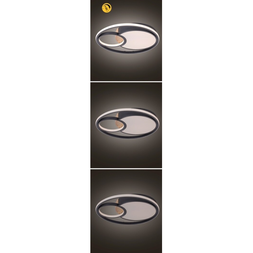 Rabalux - Himmennettävä LED-kattovalaisin LED/81W/230V 3000K/4000K/6000K + kauko-ohjaus