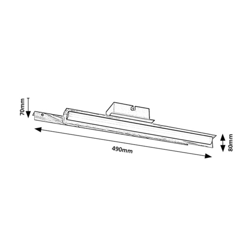 Rabalux - LED-seinävalaisin LED/12W/230V 3000K