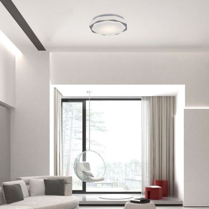 Rabalux - Himmennettävä LED-kattovalaisin LED/18W/230V 3000K/4000K/6000K + kauko-ohjaus