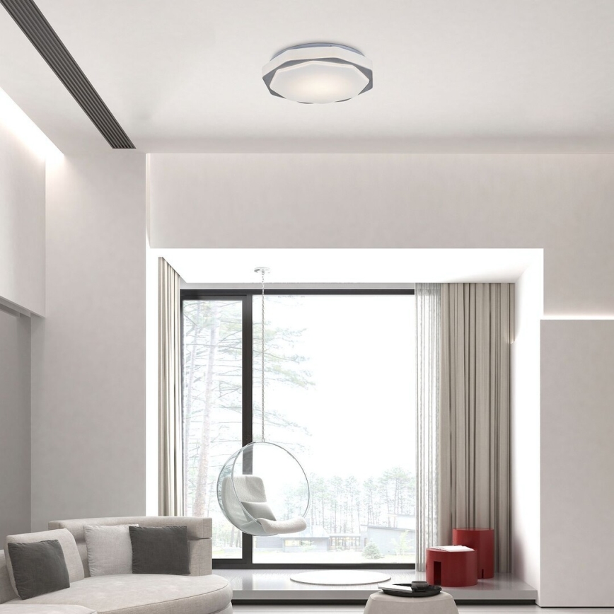 Rabalux - Himmennettävä LED-kattovalaisin LED/18W/230V 3000K/4000K/6000K + kauko-ohjaus