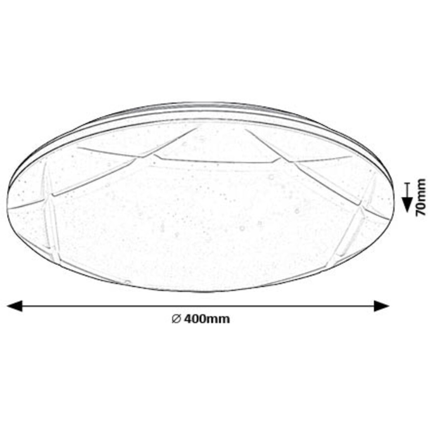 Rabalux - LED-kattovalaisin LED/24W/230V 4000K halkaisija 40 cm