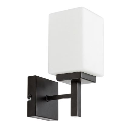 Rabalux - Kylpyhuoneen seinävalaisin 1xE14/10W/230V IP44 musta