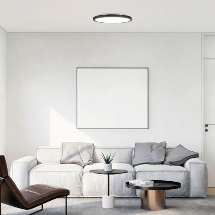 Rabalux - LED-kattovalaisin LED/24W/230V 3000/4000/6000K halkaisija 29 cm musta
