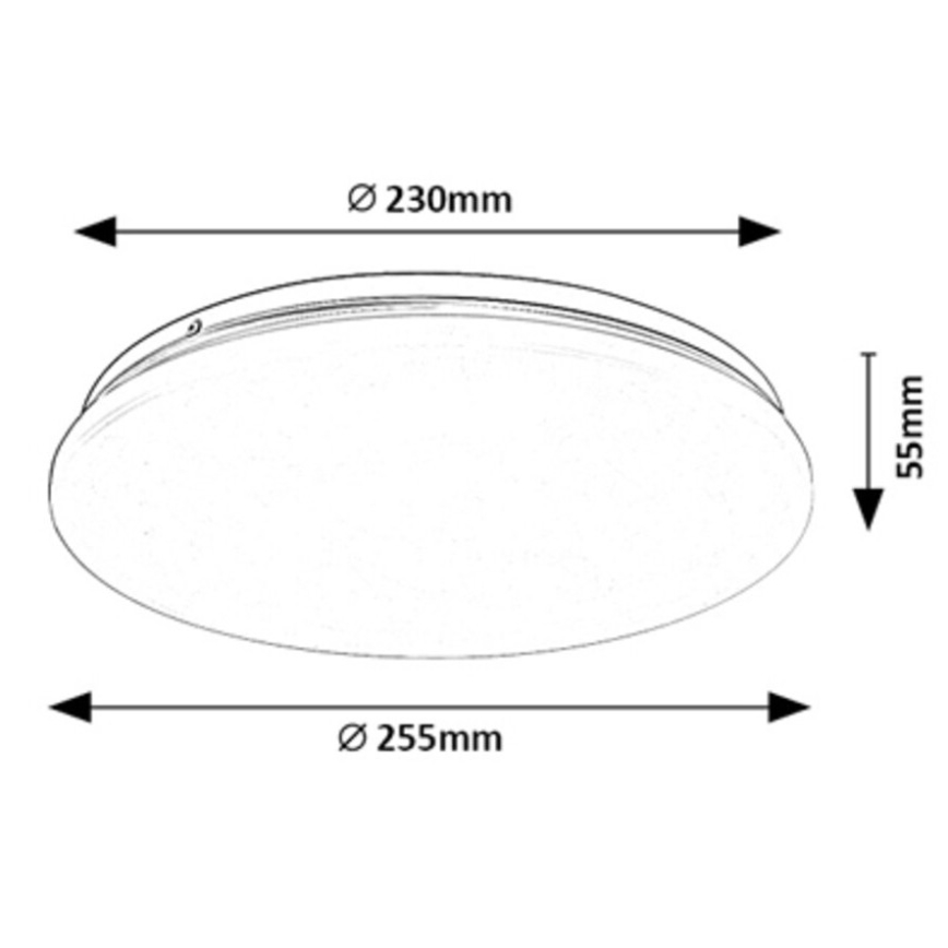 Rabalux - LED-kattovalaisin LED/12W/230V 3000K 25 cm
