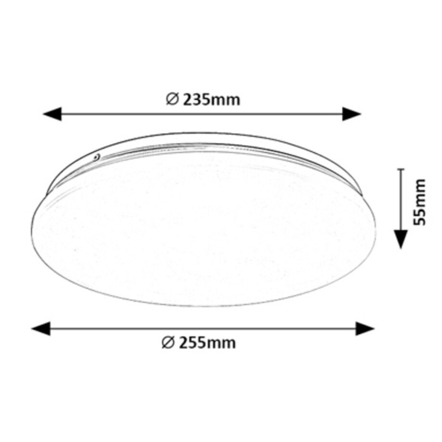 Rabalux - LED-kattovalaisin LED/12W/230V 4000K 25 cm