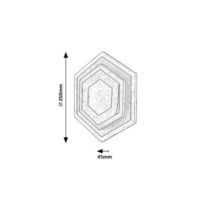 Rabalux - LED-kattovalaisin LED/23W/230V 3000/6000K
