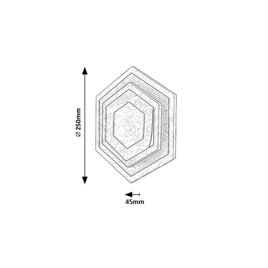 Rabalux - LED-kattovalaisin LED/23W/230V 3000/6000K