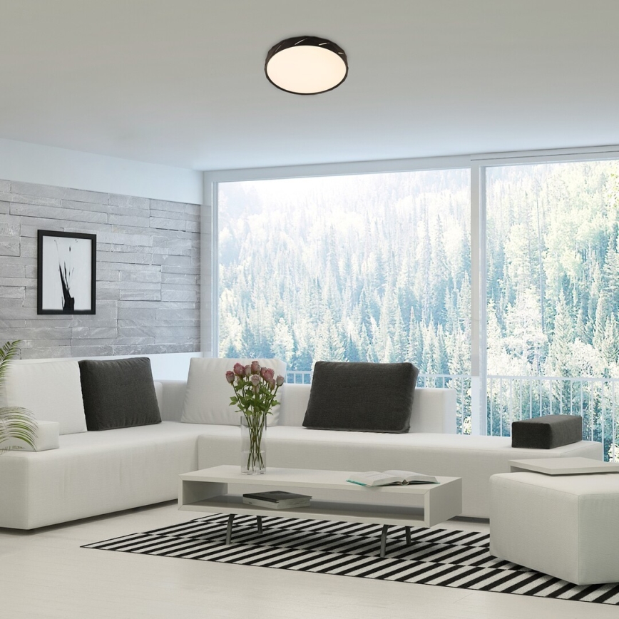 Rabalux - LED-kattovalaisin LED/25W/230V 4000K halkaisija 39 cm musta