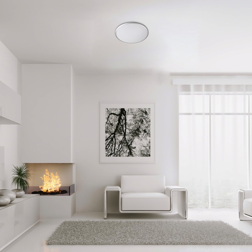 Rabalux - LED-kattovalaisin LED/45W/230V 4000K hopea 48 cm
