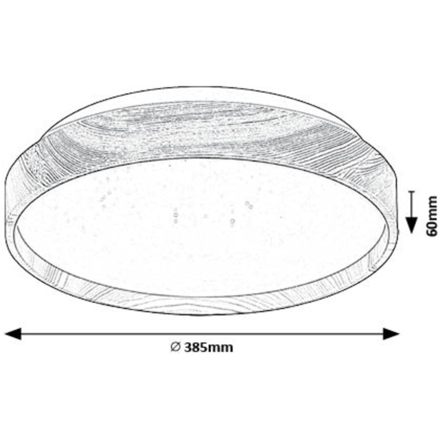 Rabalux - LED-kattovalaisin LED/24W/230V 3000K halkaisija 38 cm