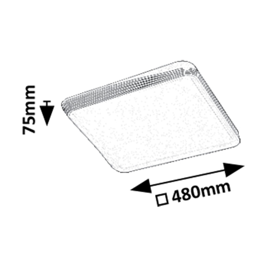 Rabalux - LED-kattovalaisin LED/40W/230V 3000K