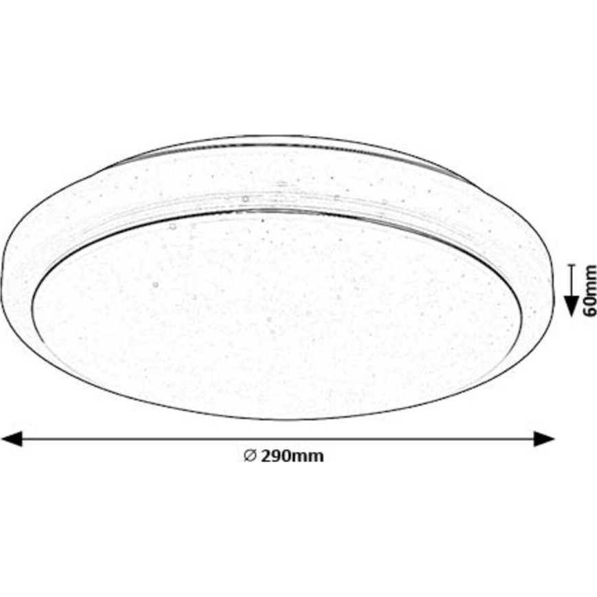 Rabalux - LED-kattovalaisin LED/12W/230V 3000K halkaisija 29 cm
