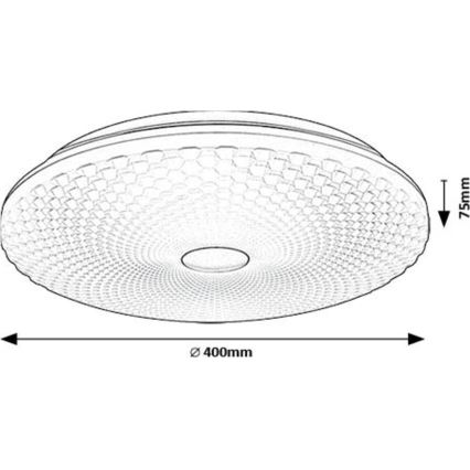 Rabalux - LED-kattovalaisin LED/24W/230V 4000K halkaisija 40 cm