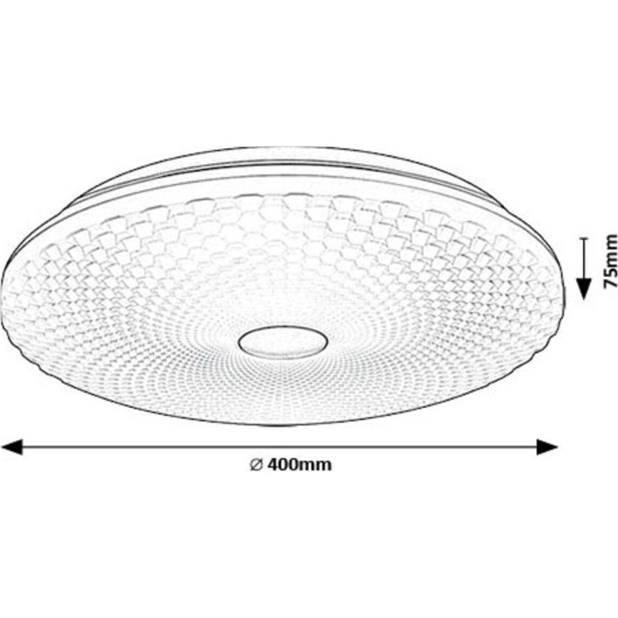 Rabalux - LED-kattovalaisin LED/24W/230V 4000K halkaisija 40 cm