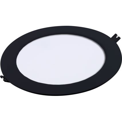 Rabalux - LED upotettava valo LED/18W/230V halkaisija 22 cm musta