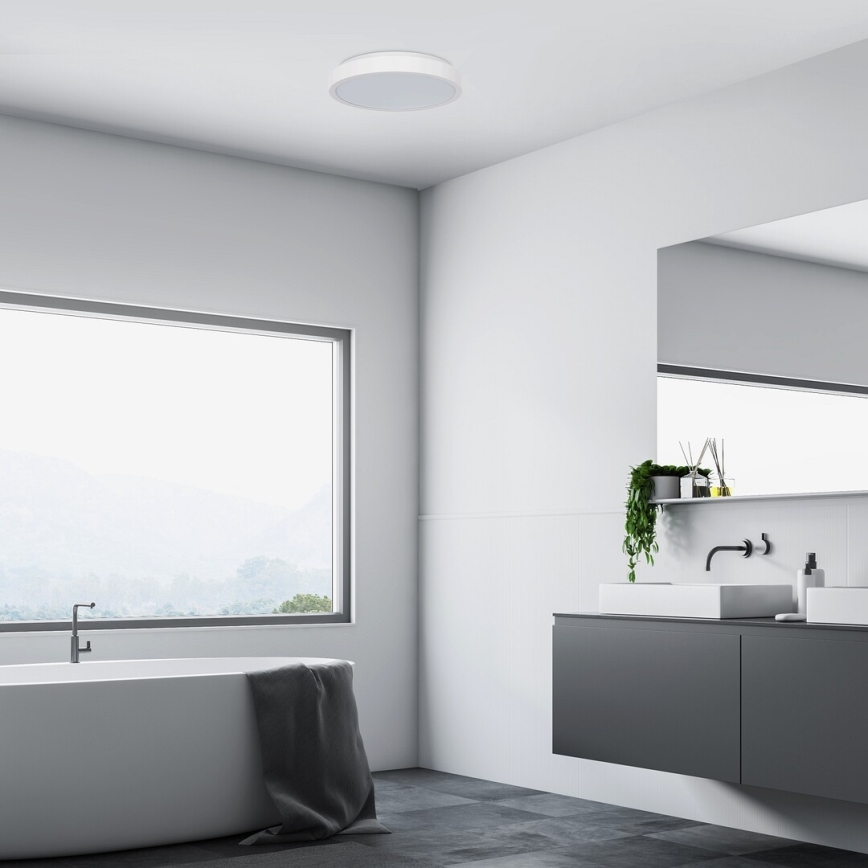 Rabalux - LED-kattovalaisin kylpyhuoneeseen LED/36W/230V IP44 4000K halkaisija 35 cm valkoinen