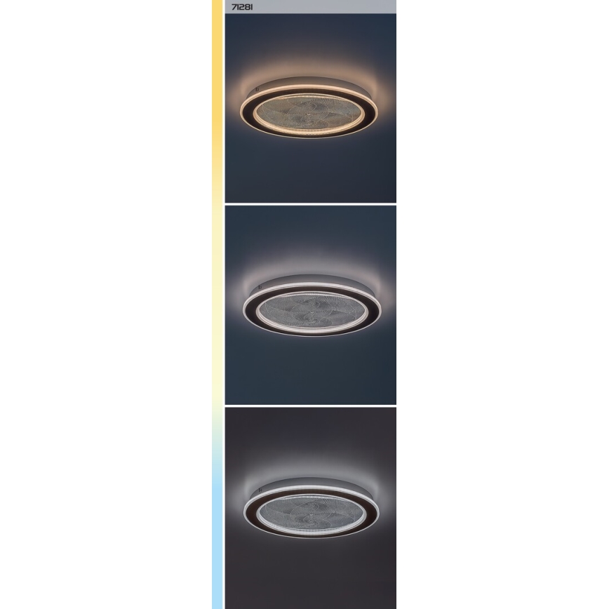 Rabalux - LED-himmennettävä kattovalaisin LED/24W/230V 3000-6500K halkaisija 40 cm + kaukosäädin