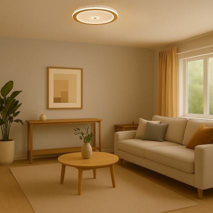 Rabalux - himmennettävä LED-kattovalaisin LED/34W/230V 3000-6500K halkaisija 51 cm + kaukosäädin