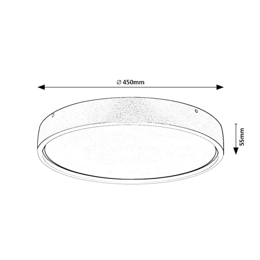 Rabalux - LED-kattovalaisin LED/37W/230V