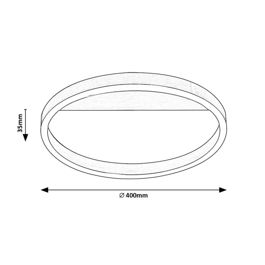 Rabalux - LED-kattovalaisin LED/20W/230V mattakromi