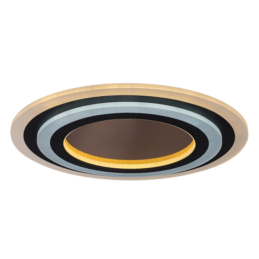 Rabalux - Himmennettävä LED-kattovalaisin LED/56W/230V 3000/4000/6000K mattakromi/musta + kauko-ohjaus