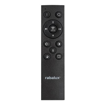 Rabalux - Himmennettävä LED-kattovalaisin LED/56W/230V 3000/4000/6000K mattakromi/musta + kauko-ohjaus