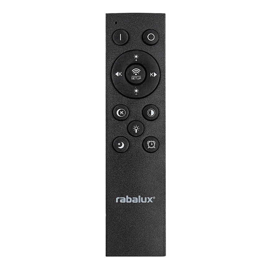 Rabalux - Himmennettävä LED-kattovalaisin LED/56W/230V 3000/4000/6000K mattakromi/musta + kauko-ohjaus