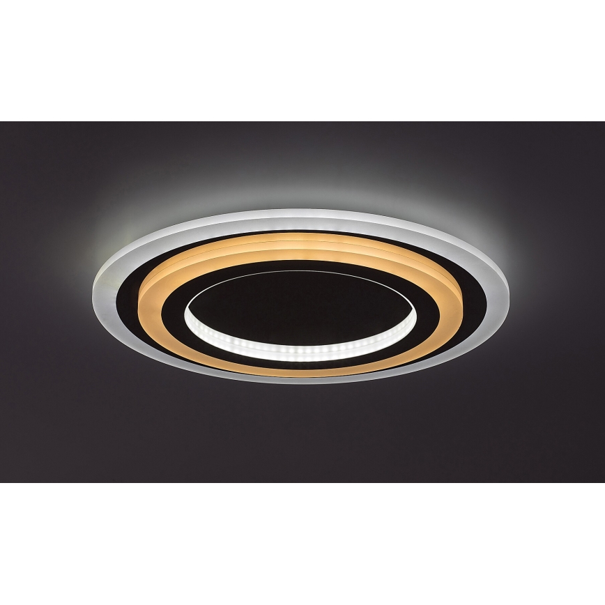 Rabalux - Himmennettävä LED-kattovalaisin LED/56W/230V 3000/4000/6000K mattakromi + kauko-ohjaus