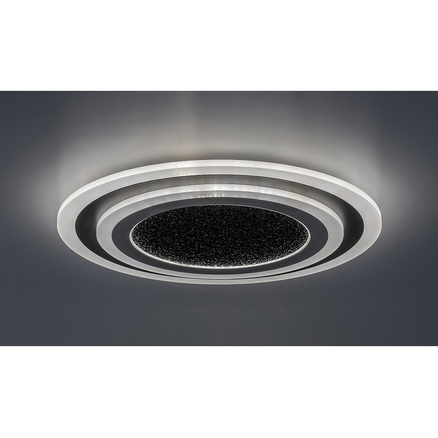 Rabalux - Himmennettävä LED-kattovalaisin LED/56W/230V 3000/4000/6000K musta + kauko-ohjaus