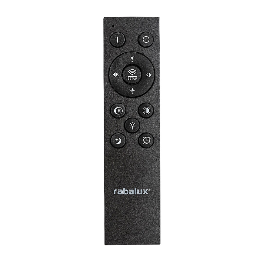 Rabalux - Himmennettävä LED-kattovalaisin LED/56W/230V 3000/4000/6000K musta + kauko-ohjaus