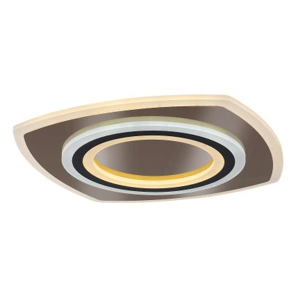 Rabalux - Himmennettävä LED-kattovalaisin LED/60W/230V 3000/4000/6000K mattakromi/musta + kauko-ohjaus