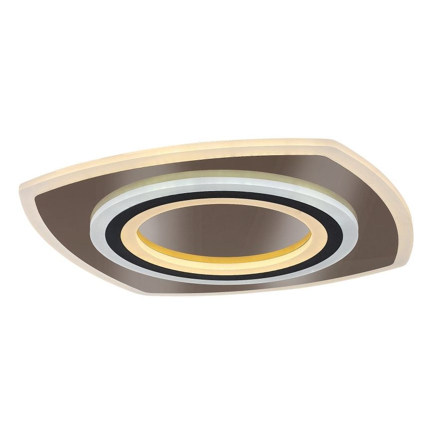 Rabalux - Himmennettävä LED-kattovalaisin LED/60W/230V 3000/4000/6000K mattakromi/musta + kauko-ohjaus