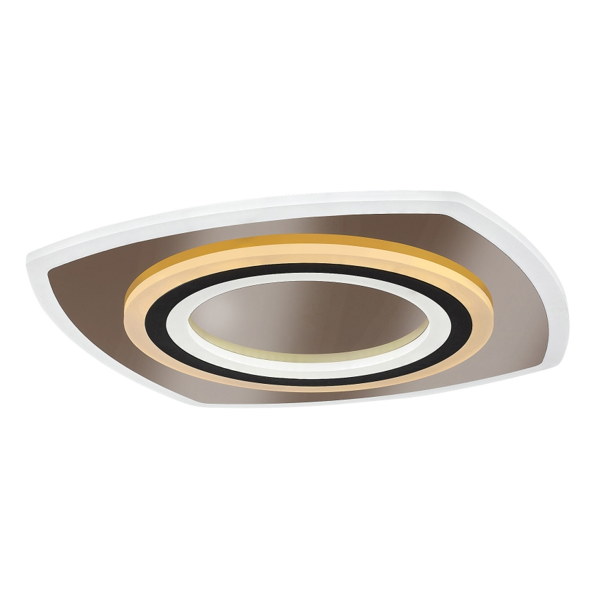 Rabalux - Himmennettävä LED-kattovalaisin LED/60W/230V 3000/4000/6000K mattakromi/musta + kauko-ohjaus