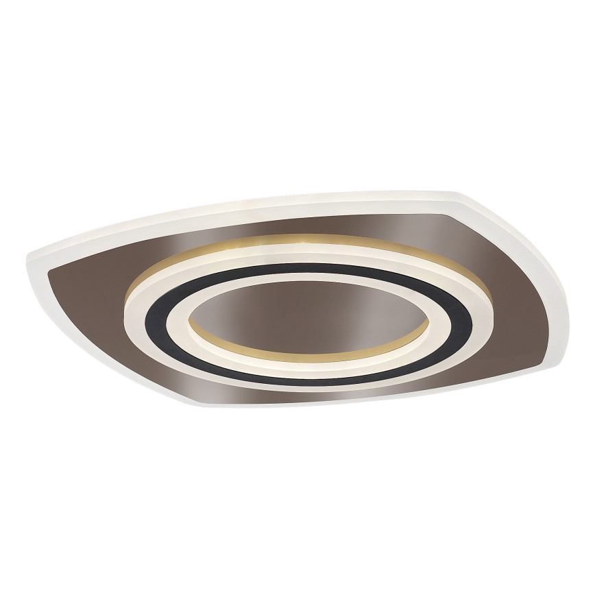 Rabalux - Himmennettävä LED-kattovalaisin LED/60W/230V 3000/4000/6000K mattakromi/musta + kauko-ohjaus