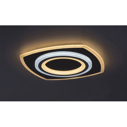 Rabalux - himmennettävä LED-kattovalaisin LED/60W/230V 3000/4000/6000K mattakromi + kaukosäädin 48x48 cm