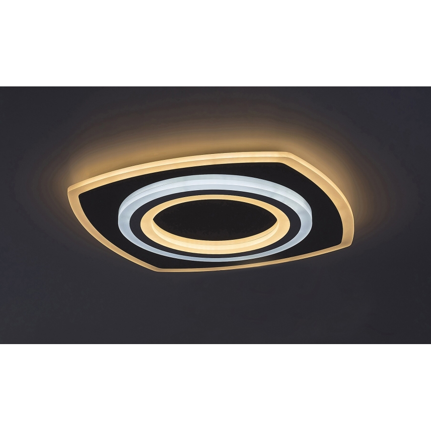 Rabalux - himmennettävä LED-kattovalaisin LED/60W/230V 3000/4000/6000K mattakromi + kaukosäädin 48x48 cm