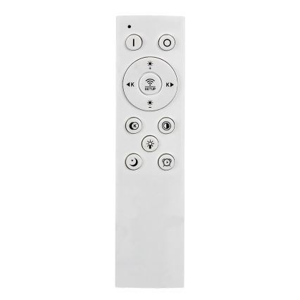 Rabalux - himmennettävä LED-kattovalaisin LED/60W/230V 3000/4000/6000K mattakromi + kaukosäädin 48x48 cm