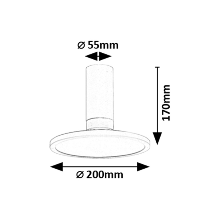 Rabalux - LED-kattovalaisin LED/20W/230V 3000K valkoinen