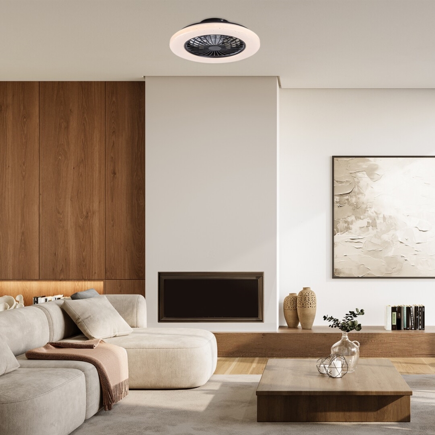 Rabalux - LED Himmennettävä kattovalaisin tuulettimella LED/48W/230V 3000-6500K + kauko-ohjaus