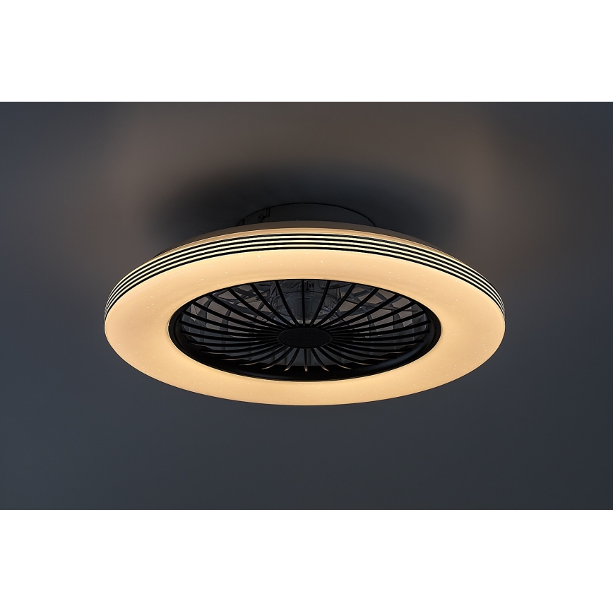 Rabalux - LED Himmennettävä kattovalaisin tuulettimella LED/48W/230V 3000-6500K + kauko-ohjaus