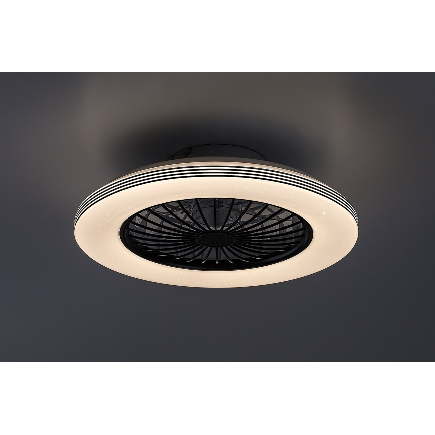 Rabalux - LED Himmennettävä kattovalaisin tuulettimella LED/48W/230V 3000-6500K + kauko-ohjaus